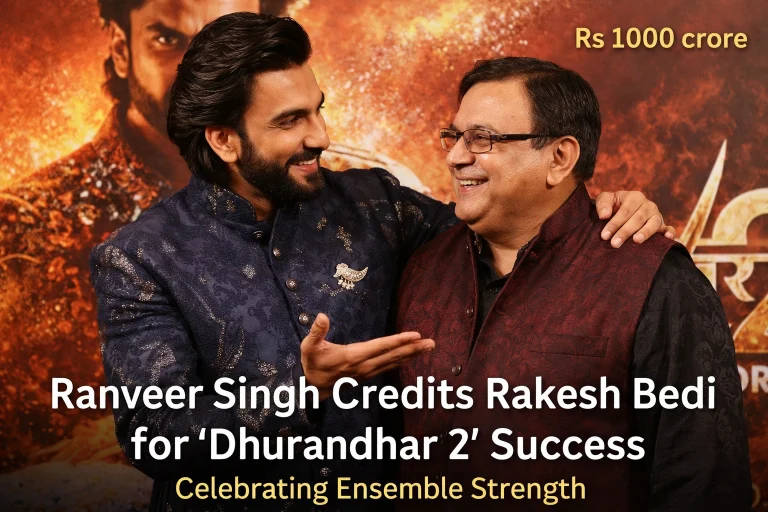 Ranveer Singh Credits Rakesh Bedi for Dhurandhar 2 Success Ranveer Singh Credits Rakesh Bedi for Dhurandhar 2 Success